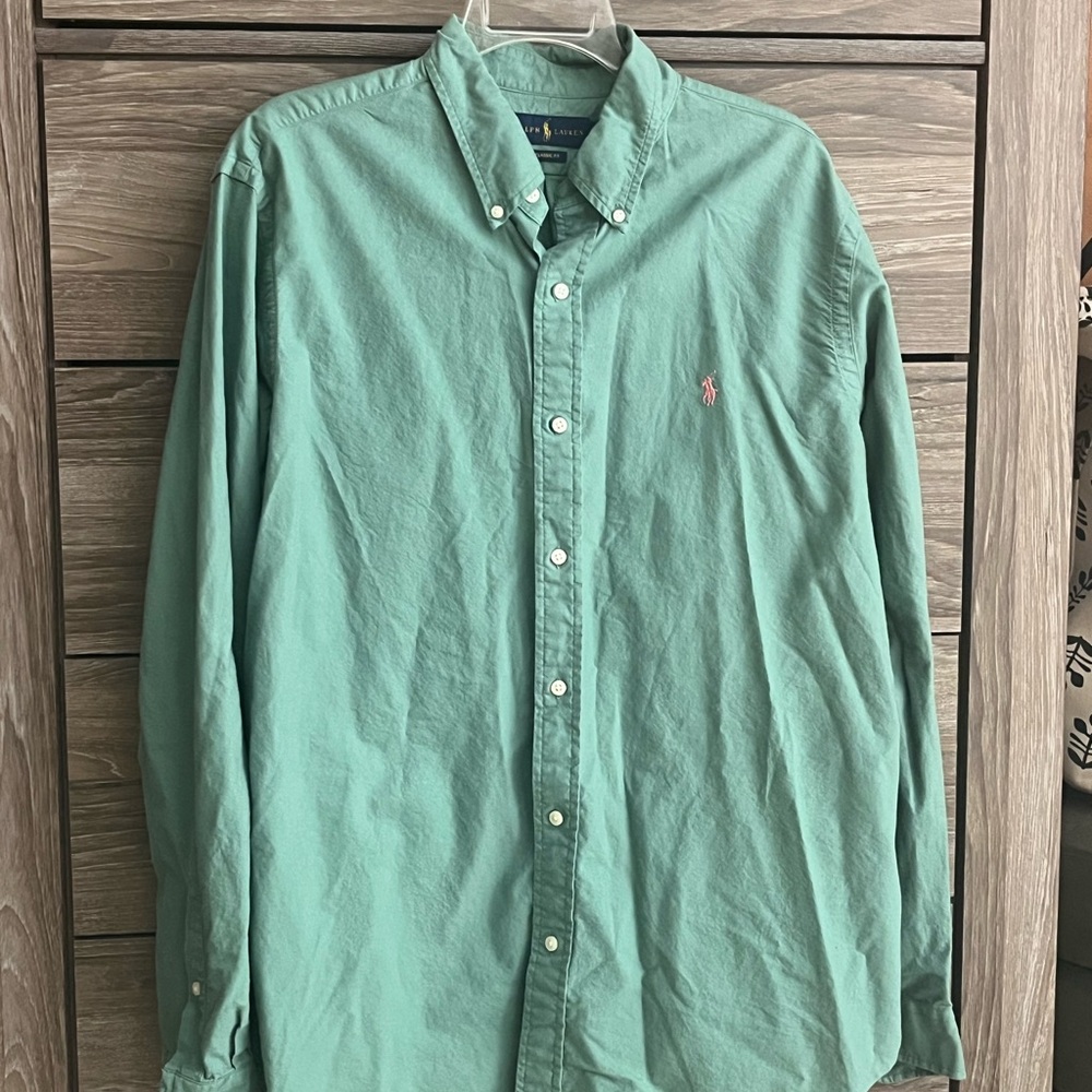 Ralph Lauren Men's Cotton Oxford Button-Down Shirt - Classic Fit